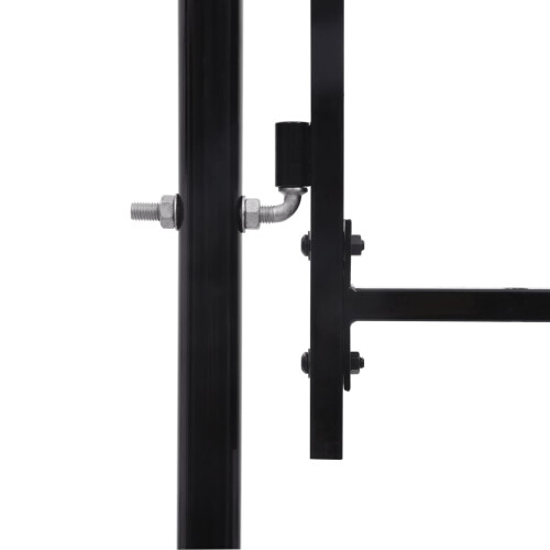 VidaXL vidaXL Gartentor Woerden Stahl 1,75 x 4 m Schwarz 2