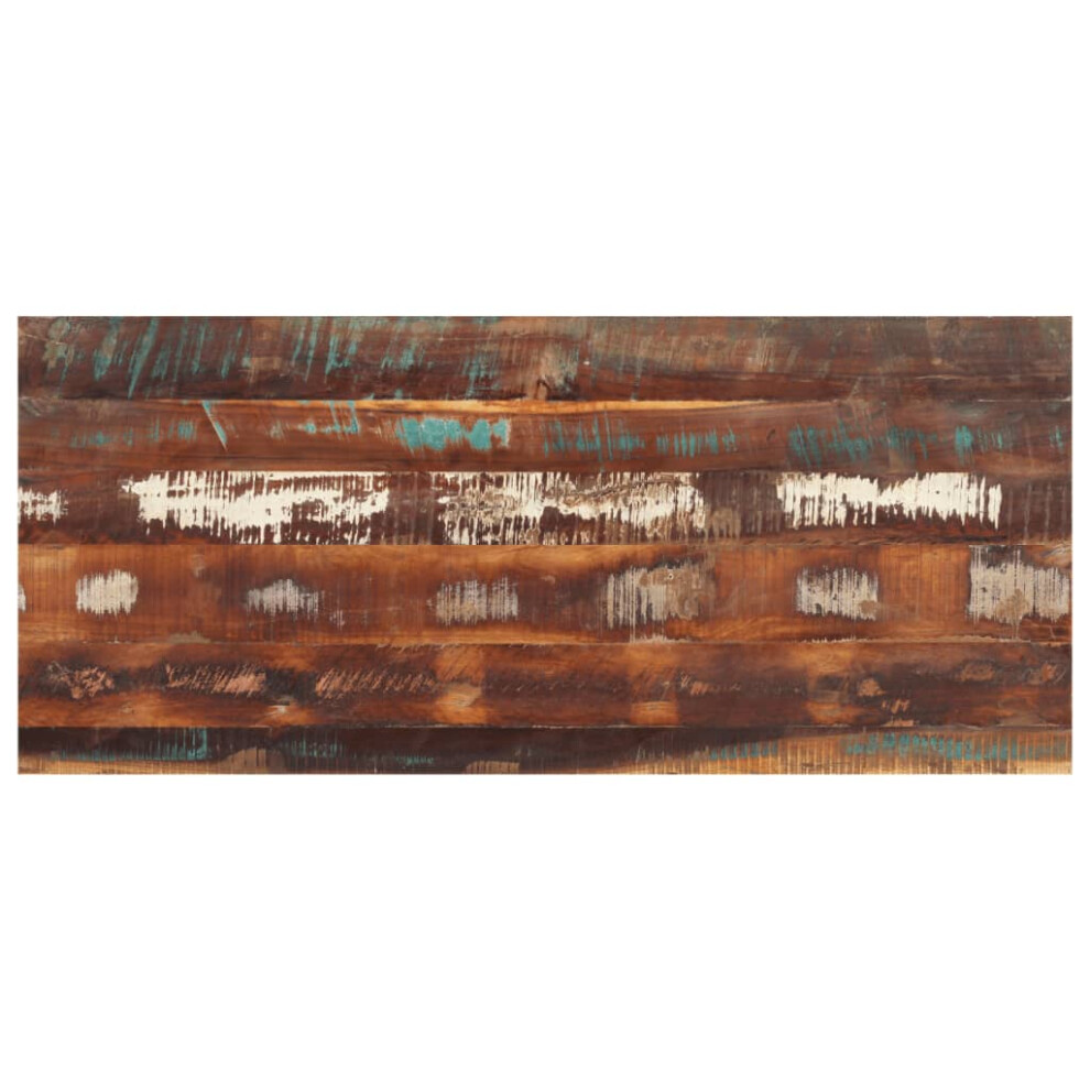 VIDAXL Reclaimed Wood Table Top - 140 x 60 cm - Rustic Style - Image 2