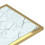 VidaXL (gold and white marble) vidaXL Computer Side Table Tempered Glass Couch Coffee Table Multi Colours 5