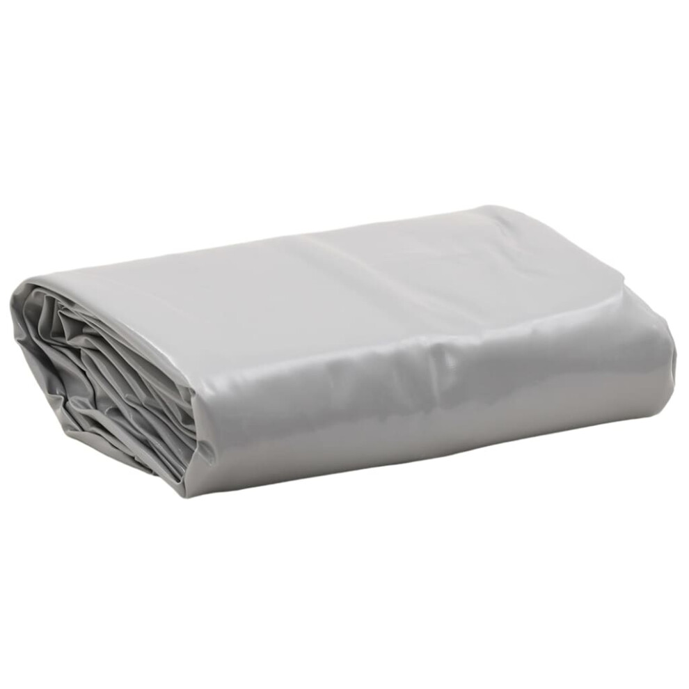 (grey, 2.5 x 4.5 m) vidaXL Tarpaulin Cover Ground Sheet Outdoor Waterproof Camping Tarp Cover