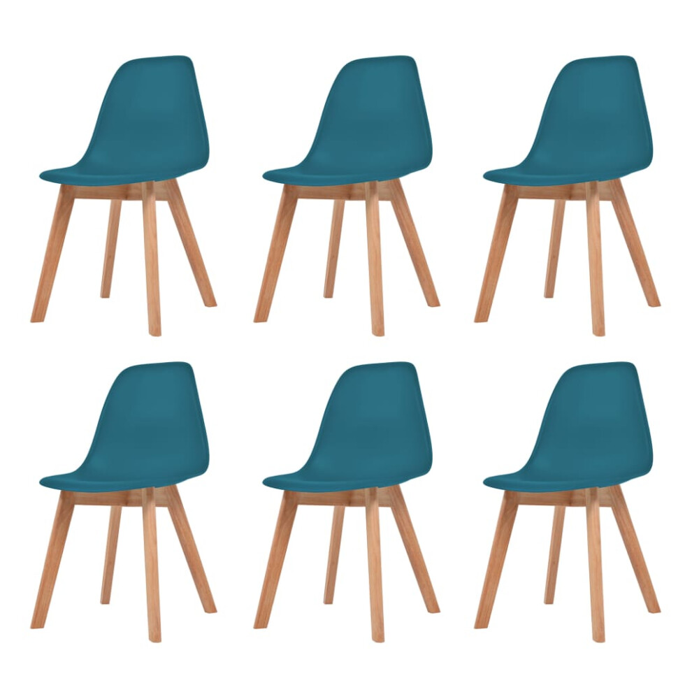 (turquoise, 6 pcs) vidaXL Dining Chairs Dinner Room Seat Resturant Kitchen Chair Dinner Chair