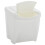VidaXL vidaXL Stapelbare Mülleimer 4 Stk. Weiß 100 L Polypropylen 6
