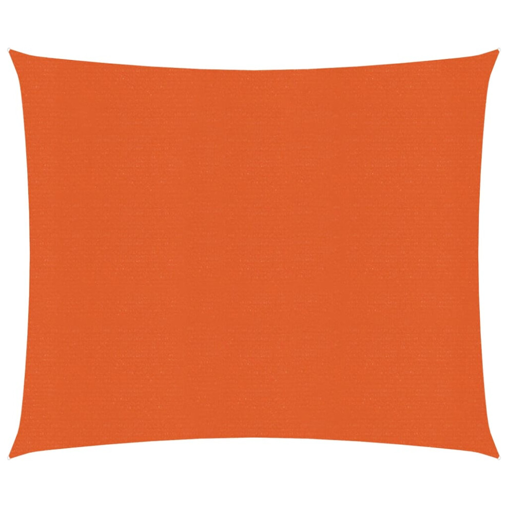 Vidaxl (Orange, 4 X 4 M) Sunshade Sail 160 G/M² Hdpe Patio Sunscreen Outdoor Canopy Party Tent