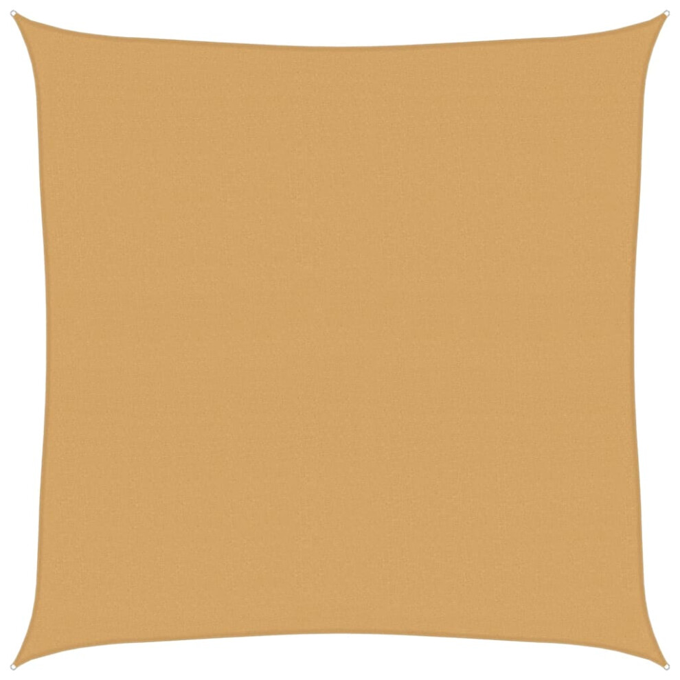 Vidaxl (Sand, 4.5 X 4.5 M) Sunshade Sail 160 G/M² Hdpe Patio Sunscreen Outdoor Canopy Party Tent
