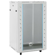 (grey, 600 x 600 x 1000 mm) vidaXL Network Cabinet with Feet Office Server Rack Data Cabinet 19" IP20