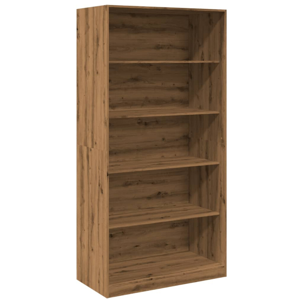 (oak, 100 x 50 x 200 cm/ 4 shelves piece) vidaXL Wardrobe Clothing Storage Hanger Clothes Cabinet Closet Engineered Wood