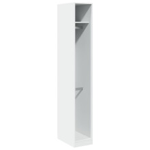 (white, 30 x 50 x 200 cm/ 1 shelf piece) vidaXL Wardrobe Clothing Storage Hanger Clothes Cabinet Closet Engineered Wood