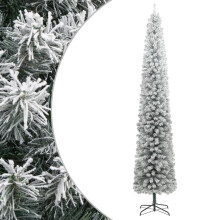 (green and white, 270 cm) vidaXL Slim Artificial Christmas Tree Decoration Artificial Tree Xmas Tree