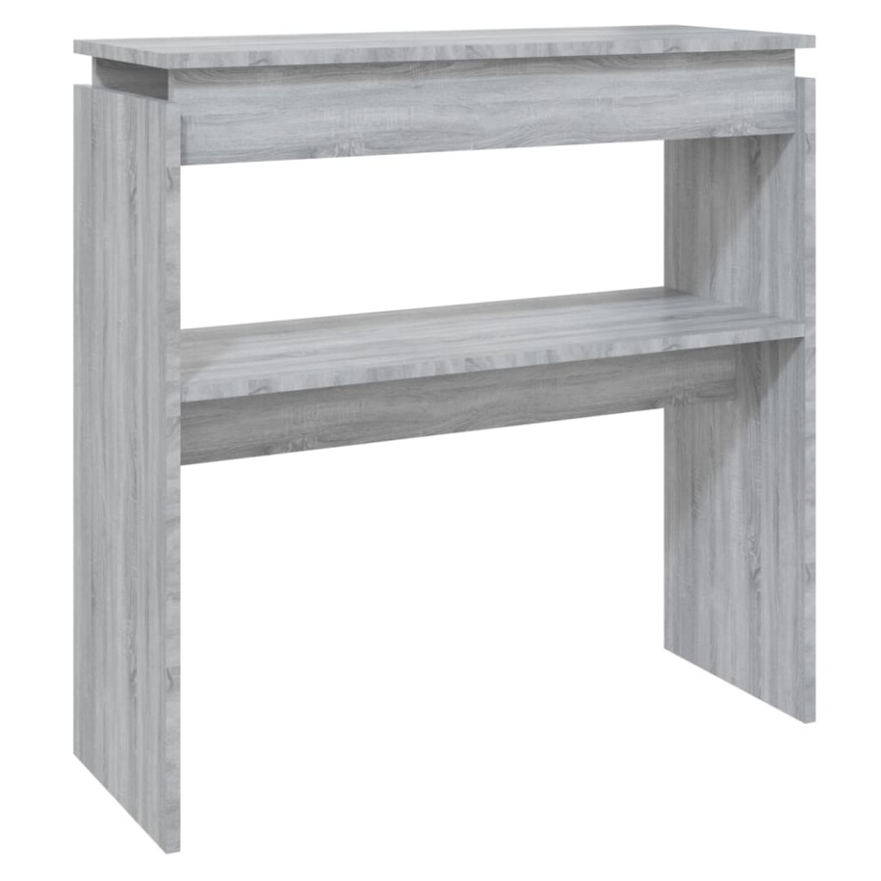 (grey sonoma) vidaXL Console Table Engineered Wood Living Room Couch Table Multi Colours