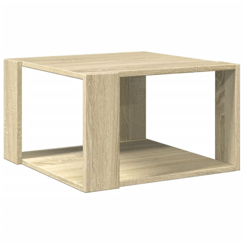 Vidaxl (Sonoma Oak, 51.5 X 51.5 X 30 Cm) Coffee Table Hallway Side Table Desk Accent End Table Engineered Wood