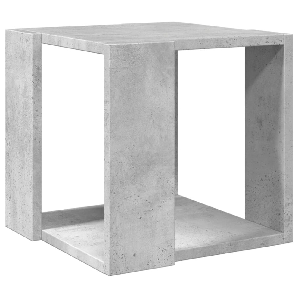 (concrete grey, 32 x 32 x 30 cm) vidaXL Coffee Table Hallway Side Table Desk Accent End Table Engineered Wood