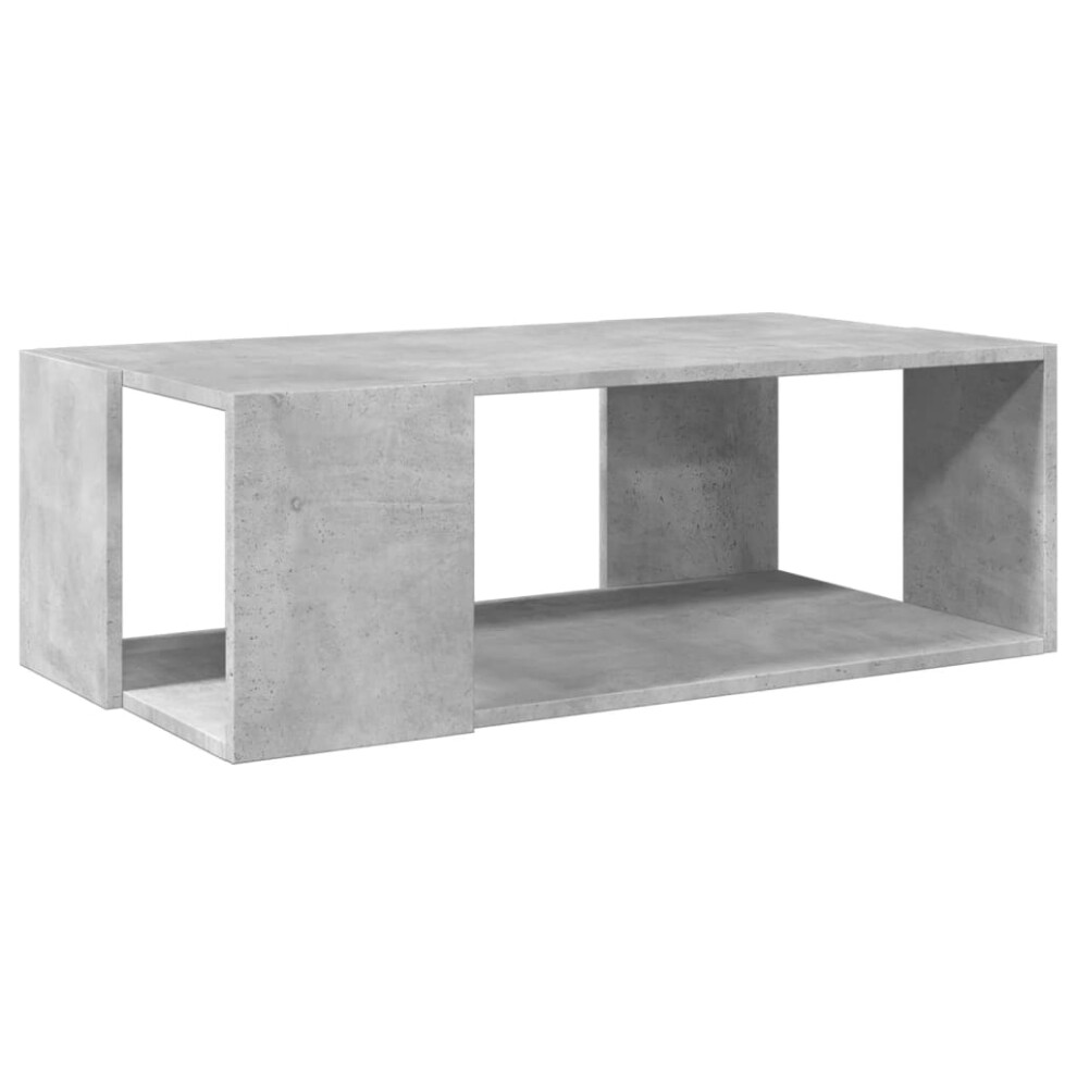 (concrete grey, 89.5 x 48 x 30 cm) vidaXL Coffee Table Hallway Side Table Desk Accent End Table Engineered Wood