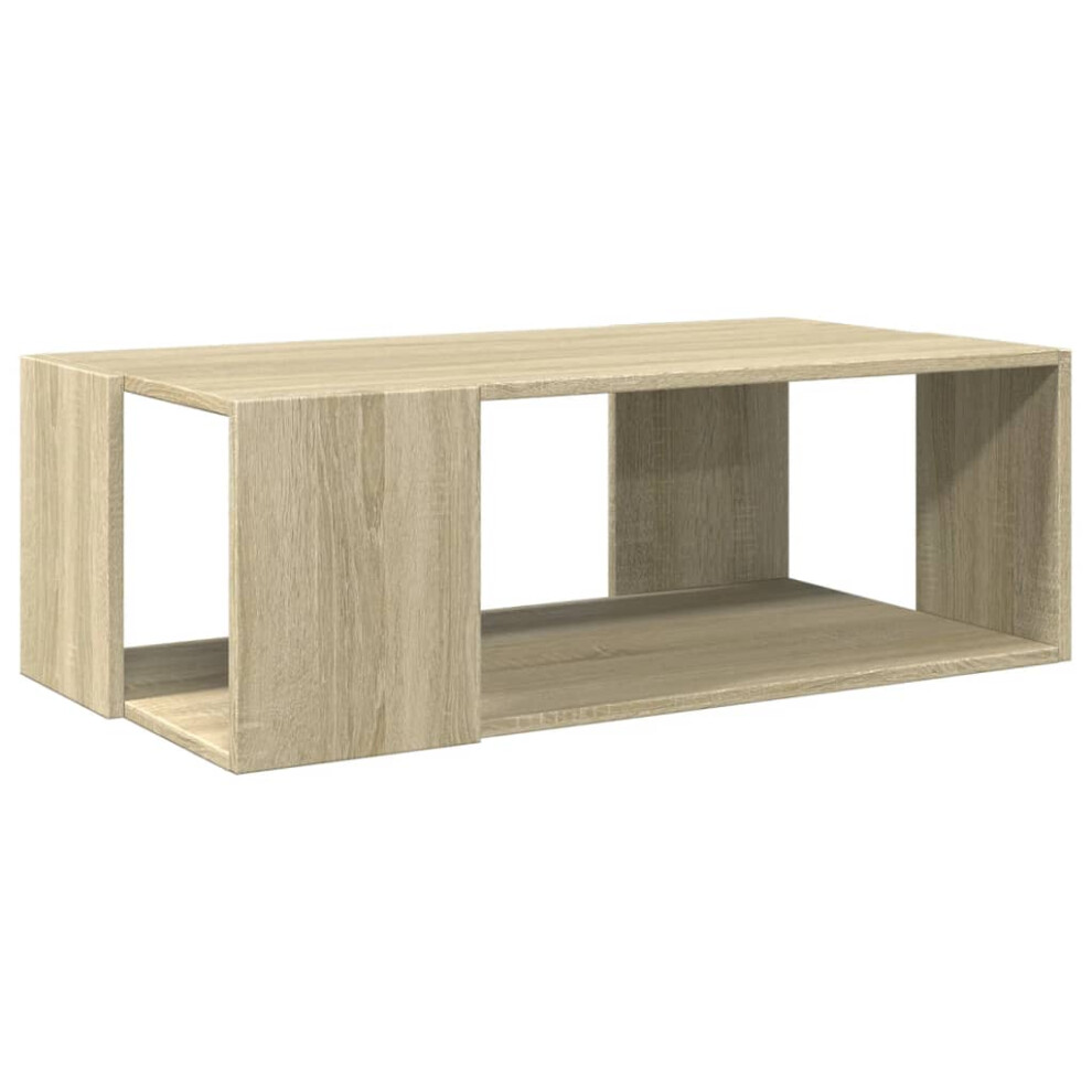 (sonoma oak, 89.5 X 48 X 30 cm) vidaXL Coffee Table Hallway Side Table Desk Accent End Table Engineered Wood