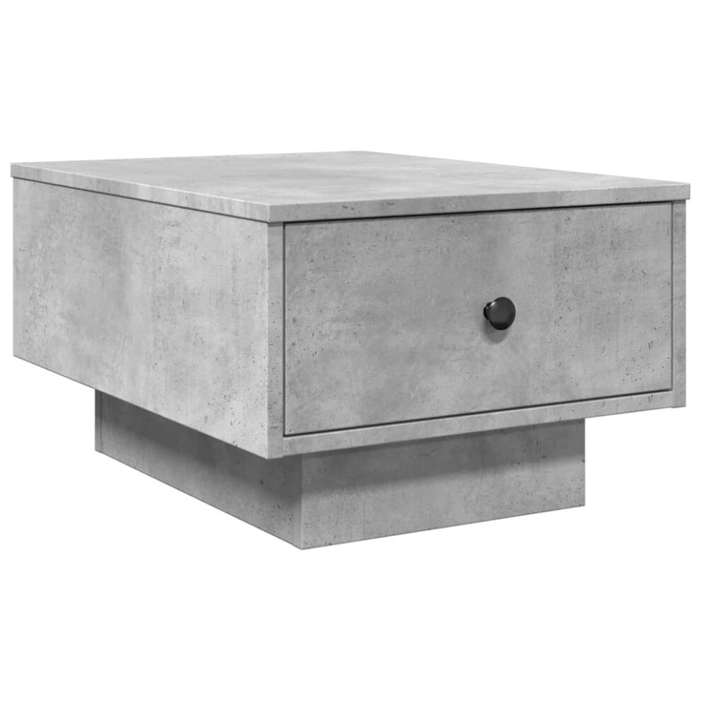 Vidaxl (Concrete Grey, 60 X 45 X 31 Cm) Coffee Table Hallway Tea End Table Accent Sofa Table Engineered Wood
