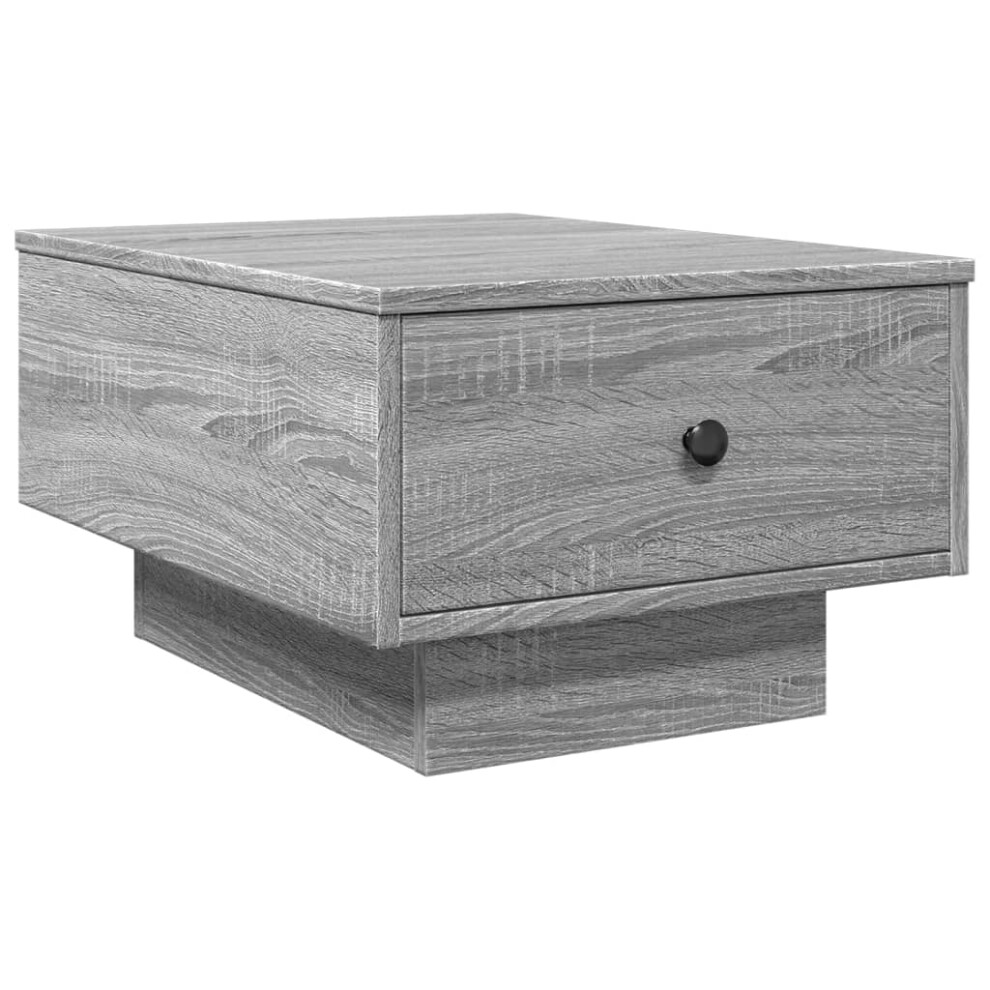 (grey sonoma, 60 X 45 X 31 cm) vidaXL Coffee Table Hallway Tea End Table Accent Sofa Table Engineered Wood