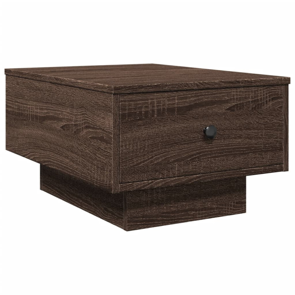 (brown oak, 60 x 45 x 31 cm) vidaXL Coffee Table Hallway Tea End Table Accent Sofa Table Engineered Wood