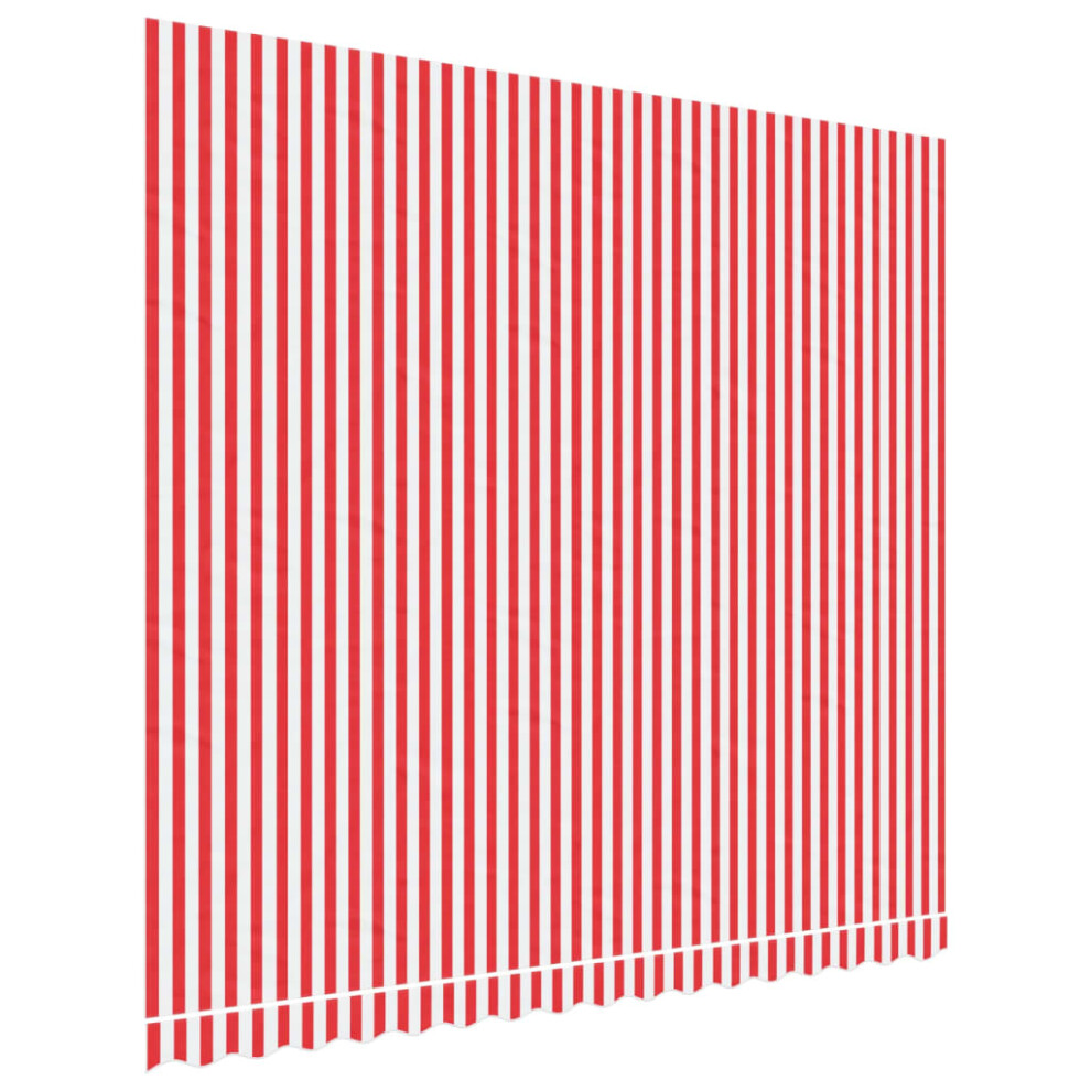 (red and white, 400 x 350 cm) vidaXL Awning Top Sunshade Canvas Sunflower Canopy Top Replacement Fabric