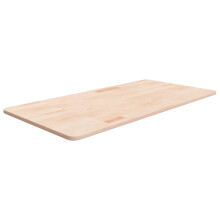 (natural, 100 x 50 x 1.5 cm) vidaXL Bathroom Countertop Treated Desktop Replacement Top Tabletop Solid Wood