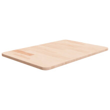 (natural, 60 x 40 x 1.5 cm) vidaXL Bathroom Countertop Treated Desktop Replacement Top Tabletop Solid Wood