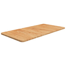 (light brown, 80 x 40 x 1.5 cm) vidaXL Bathroom Countertop Treated Desktop Replacement Top Tabletop Solid Wood