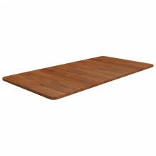 (dark brown, 100 x 50 x 1.5 cm) vidaXL Bathroom Countertop Treated Desktop Replacement Top Tabletop Solid Wood