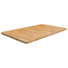 (light brown, 100 x 60 x 2.5 cm) vidaXL Bathroom Countertop Treated Desktop Replacement Top Tabletop Solid Wood