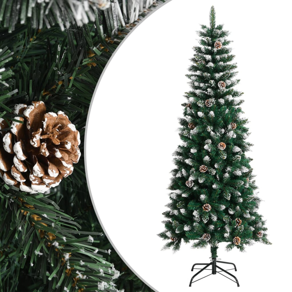 Vidaxl (180 X 76 Cm) Artificial Christmas Tree With Stand Christmas Decoration Green Pvc