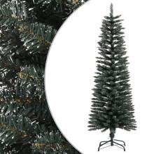 (120 x 40.5 cm) vidaXL Artificial Slim Christmas Tree with Stand Xmas Tree Decor Green PVC