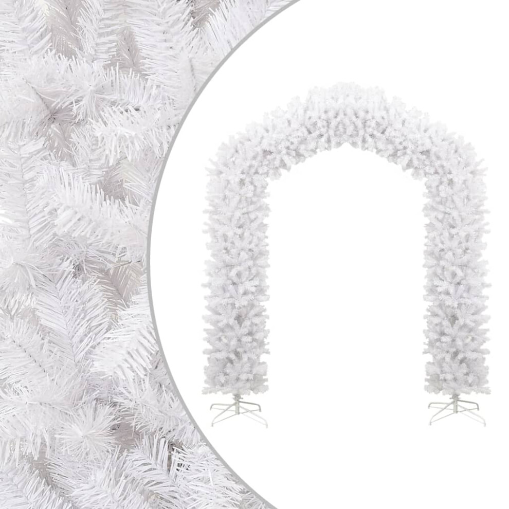 (white, 270 x 215 cm) vidaXL Christmas Tree Arch Holiday Decoration Arch Multi Colours 240/270 cm