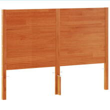vidaXL Kopfteil Wachsbraun 135 cm Massivholz Kiefer