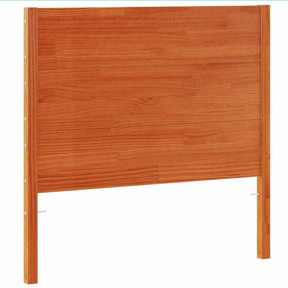 Vidaxl (105.5 X 100 Cm) Headboard Bedroom Bed Headboard Decorative Bed Header Solid Wood Pine