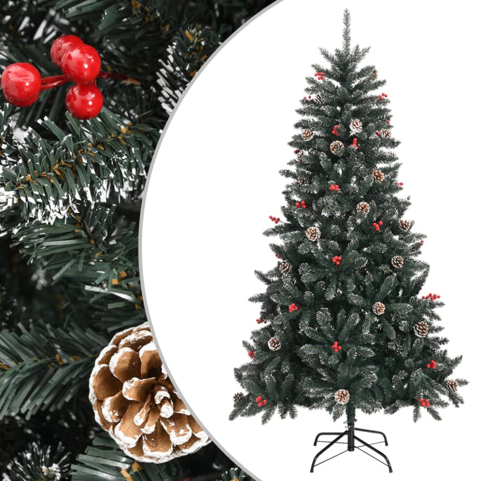 Vidaxl (180 X 99 Cm) Artificial Christmas Tree With Stand Christmas Decoration Green Pvc
