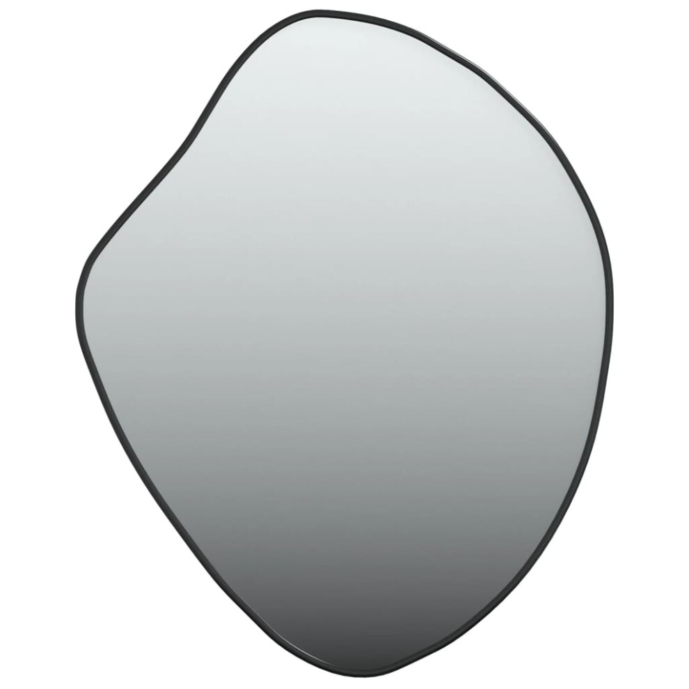 Vidaxl (Black, 60 X 50 Cm) Wall Mirror Bathroom Vanity Make Up Mirror Multi Colours 50X40/60X50 Cm