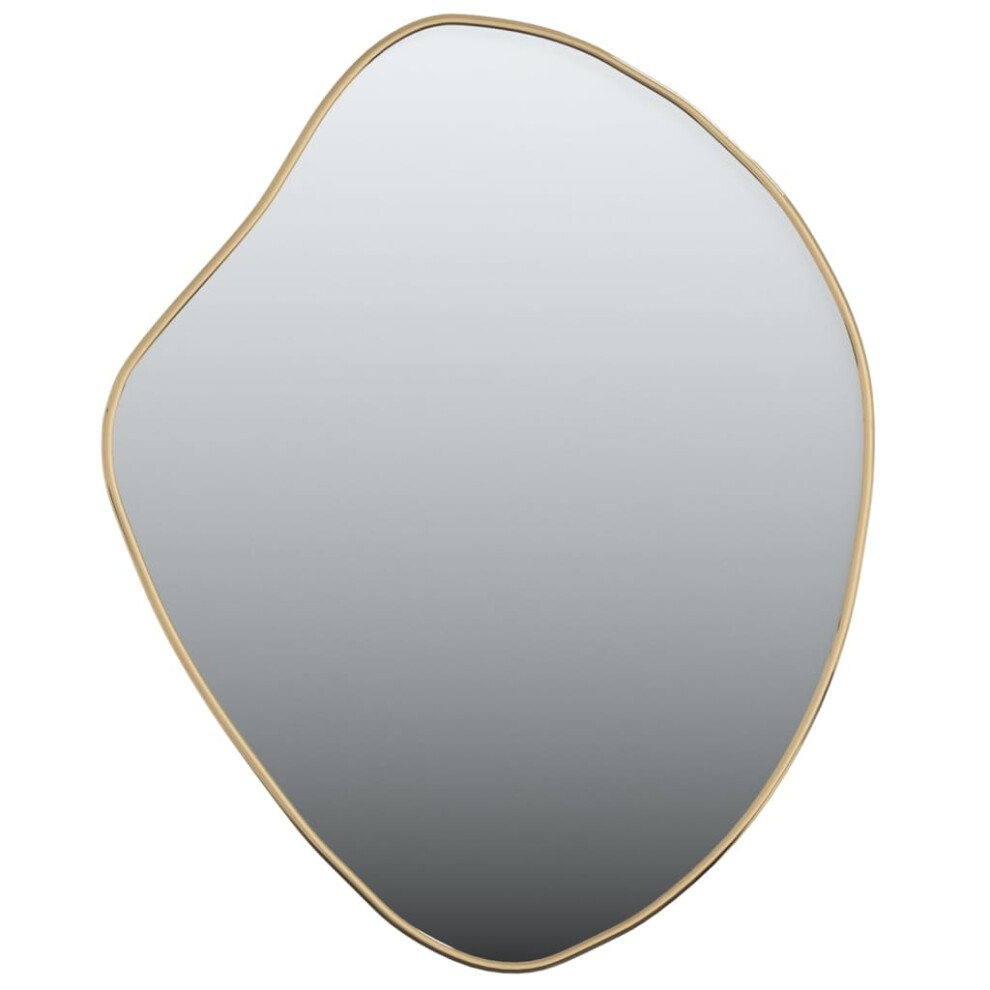 Vidaxl (Gold, 60 X 50 Cm) Wall Mirror Bathroom Vanity Make Up Mirror Multi Colours 50X40/60X50 Cm