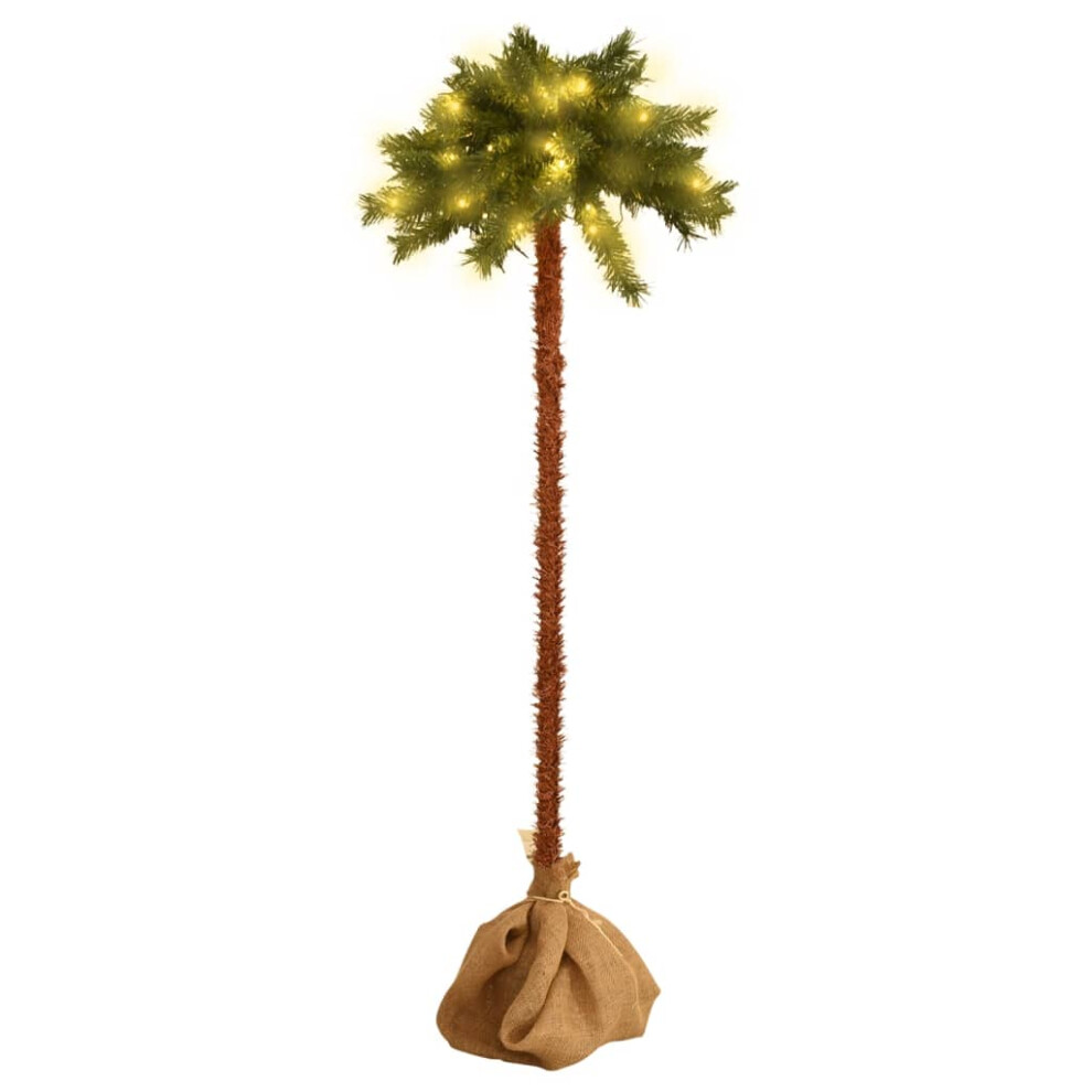 (150 cm) vidaXL Christmas Tree with LEDs Palm Tree Christmas Decoration Artificial Tree