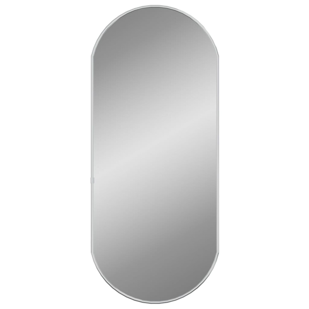 (silver, 70 x 30 cm) vidaXL Wall Mirror Oval Hall Vanity Toilet Hanging Mirror Multi Colours/Sizes