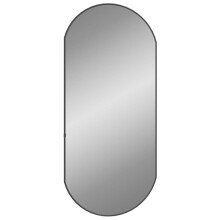 (black, 90 x 40 cm) vidaXL Wall Mirror Oval Hall Vanity Toilet Hanging Mirror Multi Colours/Sizes
