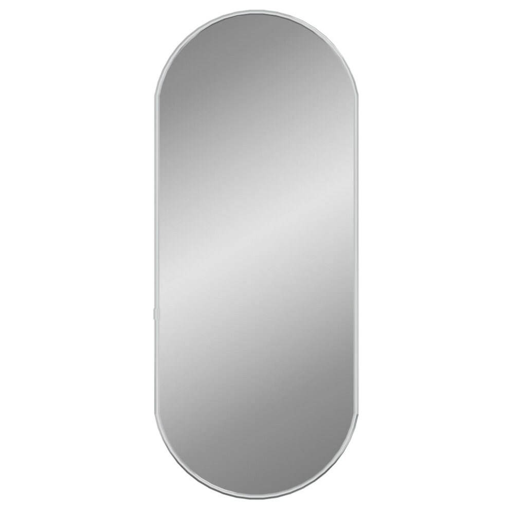 (silver, 60 X 25 cm) vidaXL Wall Mirror Oval Hall Vanity Toilet Hanging Mirror Multi Colours/Sizes