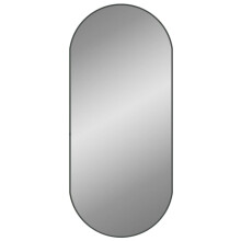 (black, 100 x 45 cm) vidaXL Wall Mirror Oval Hall Vanity Toilet Hanging Mirror Multi Colours/Sizes