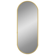 (gold, 50 x 20 cm) vidaXL Wall Mirror Oval Hall Vanity Toilet Hanging Mirror Multi Colours/Sizes