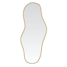 (gold, 100 x 45 cm) vidaXL Wall Mirror Gold 90x40 cm Bathroom Hall Vanity Make up Cosmetic Mirror