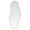 VidaXL vidaXL Wandspiegel Golden 80x35 cm 2