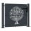 VidaXL vidaXL Gartentor Anthrazit 100x75 cm Stahl Baum-Design 1