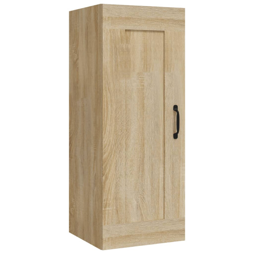 (sonoma oak) vidaXL Hanging Cabinet Floating Cabinet Wall Storage Cabinet Engineered Wood