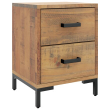 (brown, 36 x 30 x 45 cm/ 1 pcs) vidaXL Solid Wood Pine Bedside Cabinets Bedroom Side Table Wooden Nightstand