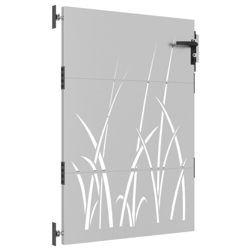 VidaXL vidaXL Gartentor 85x150 cm Cortenstahl Gras-Design 2