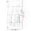VidaXL vidaXL Gartentor 85x200 cm Cortenstahl Gras-Design 10