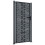 VidaXL vidaXL Gartentor Anthrazit 100x175 cm Stahl Quadratisches Design 1