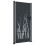 VidaXL vidaXL Gartentor Anthrazit 100x200 cm Stahl Gras-Design 1