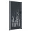 VidaXL vidaXL Gartentor Anthrazit 100x175 cm Stahl Gras-Design 1